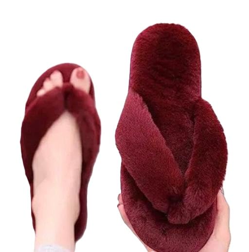 Plush Winter Slides for Comfortable Daily Indoor Movement with Soft Cozy Lining-picture-12