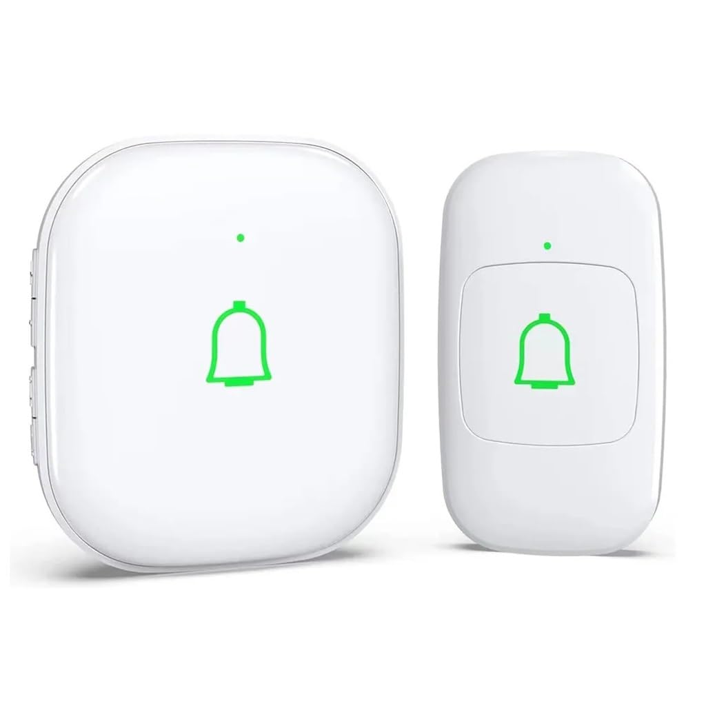 Mobygkfy D Oorbell Ip66 Waterproof Range Easy Install Mute Mode Oor Bell Chime For Home Office Classroom