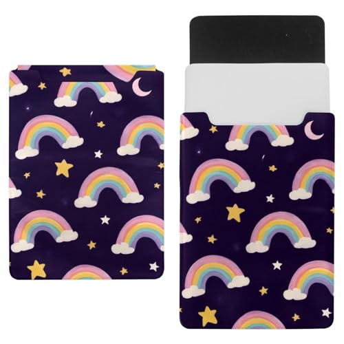 Housse ordinateur 35,1x25,9 cm violette à étoiles pour PC portable