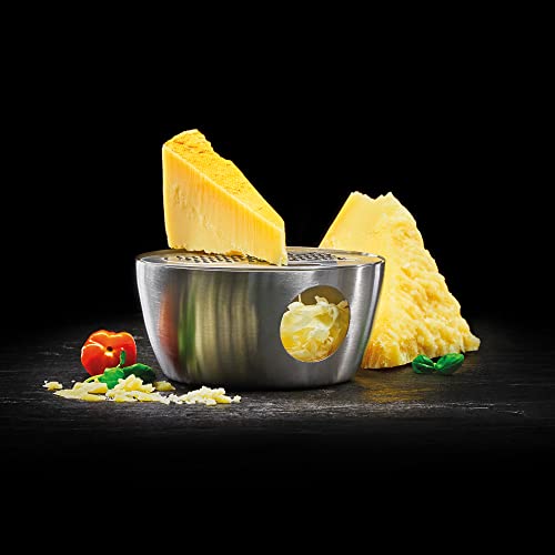 Rallador de queso LURCH acero inoxidable con contenedor miniatura 2