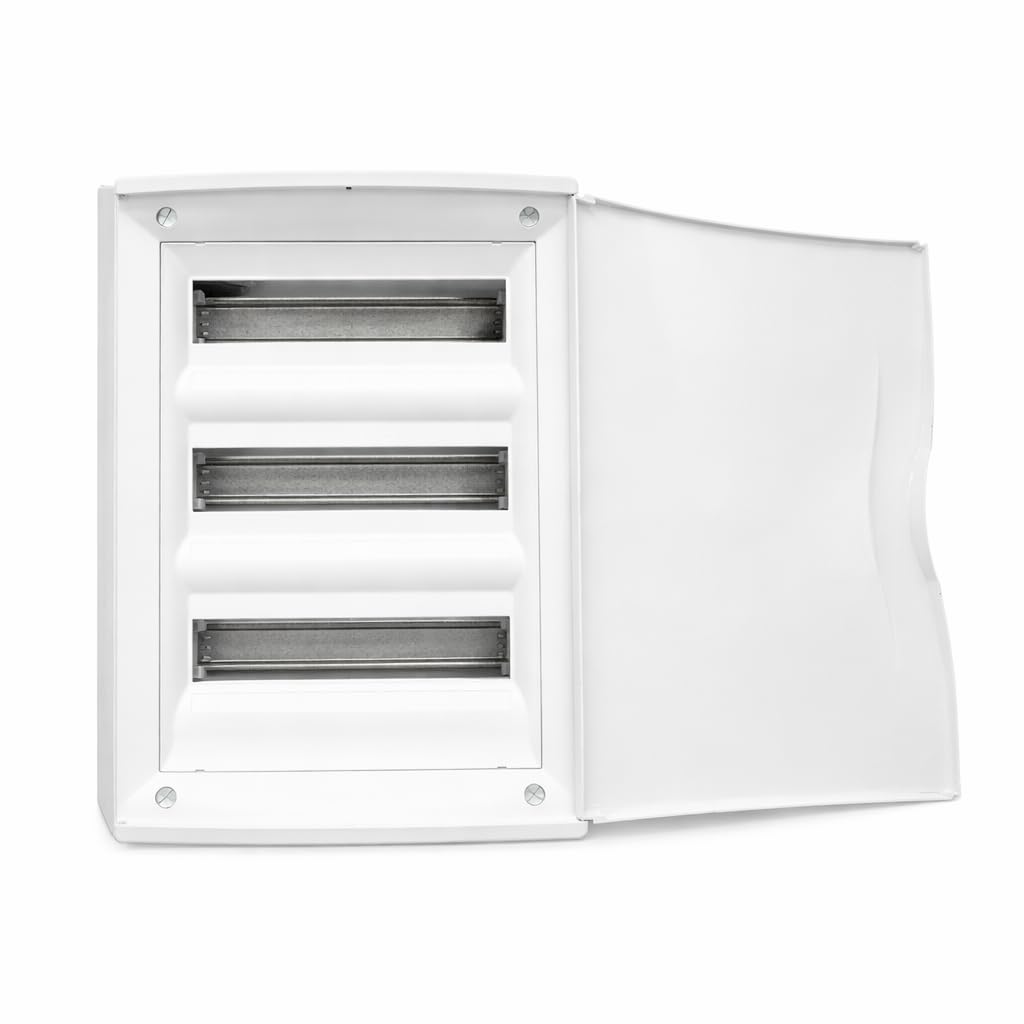 Cuadro Eléctrico de Superficie 36 Módulos 3 Filas 460x310x110mm con Puerta Opaca IP40 400V ABS
