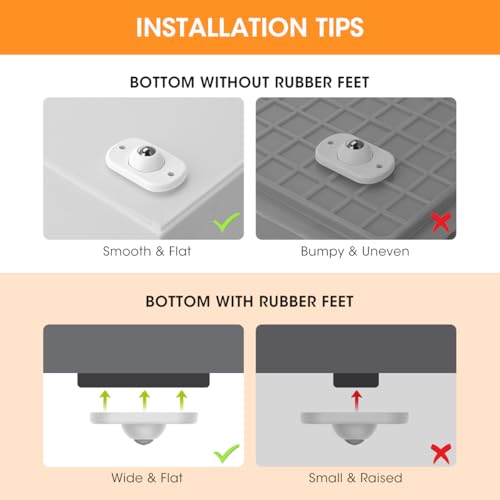 Image of Aieve Appliance Rollers, 8 Pack Small Appliance Sliders for Easy Moving