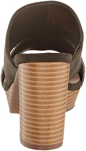 City Chic Plus Size REMY Mule in Khaki, Size 8 | Image 2
