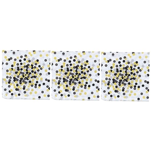 Serviettes à pois de déjeuner pour tables de fête et cocktails de bar raffinés