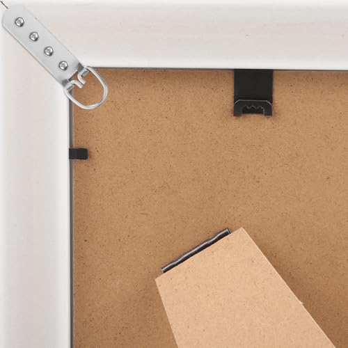 Image of DIY Picture Frame Hardware 8pcs Metal D-Ring Screws d Hooks for Wall Hanging Heavy Duty