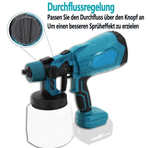 Akku Farbspritzpistole MAENGRE Elektrisch Farbsprühsystem