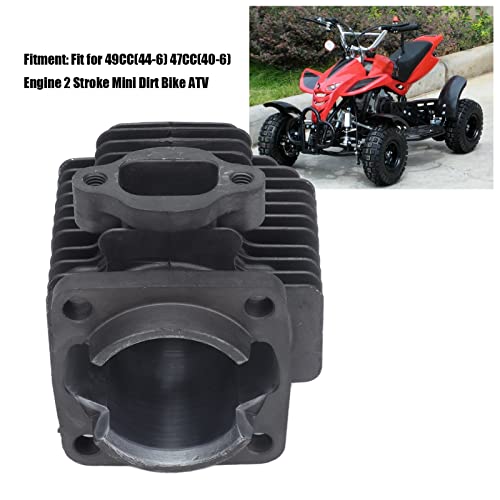 Conjunto da Cabeça do Cilindro 47Cc 2 Tempos Atv Buggy Engine 49Cc Peças do Cilindro do Motor Mini M