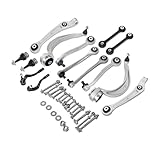 SUSMONSTER Suspension Kit 14Pcs Front Upper & Lower Forward & Rearward Control Arms Sway Bar Links Outer Tie Rod Ends Fit for 2008-2016 Audi A4 A5 Quattro Q5 RS5 S4 S5 SQ5