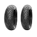 1 Paar Radialreifen Deestone 130-70/12 + 120-70/12 Radgummis passend für Piaggio Vespa GT-GTS 125 200 250 300
