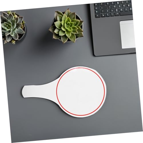 NUOBESTY Trockenlöschbare Antwortpaddel Weiß 9.84X5.91X0.98In Mini Whiteboard Für Klassenzimmer Präsentationen Abstimmung Und Diy-Projekte 10 Stück