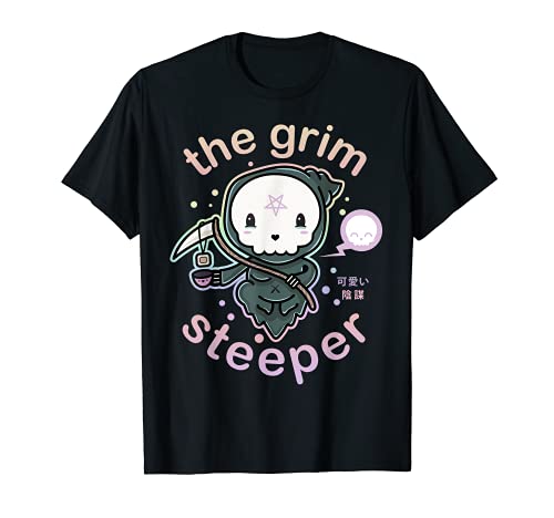 Pastel Goth Grim Reaper Steeper - Regalo de té Kawaii Camiseta