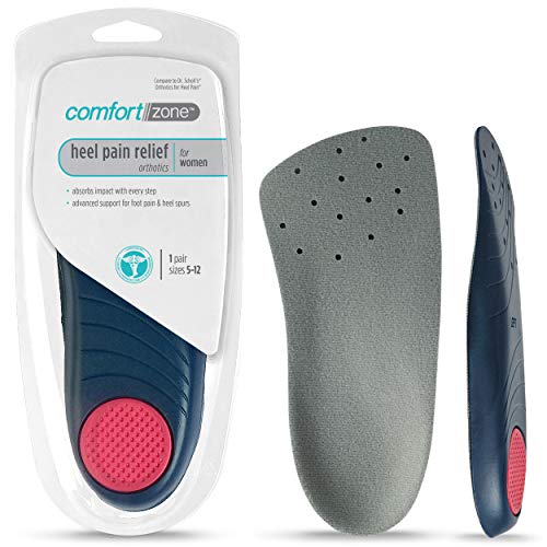 Image of Comfort Zone Heel Pain Relief Inserts Women's, 5-12