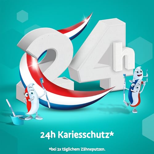 Odol-med3 Juniorzahn Zahnpasta, Zahncreme für Kinder ab 6 Jahren zum Schutz von Milchzähnen und bleibenden Zähnen, 75ml – Bild 7