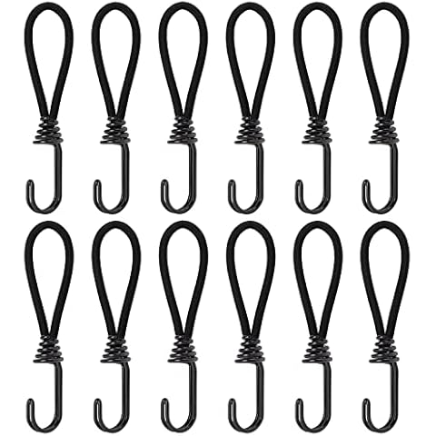 Jeesblsy Pulpos Elásticos con Gancho para Lonas Cover