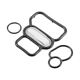 ACROPIX VTEC Solenoid Gasket Spool Valve Filter Screen Fit for Honda Civic with O-Ring - Pack of 3 Black