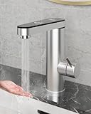 【Entfesseln Sie Instant Warmwasser Wasserhahn an Ihren Fingerspitzen】 Erleben Sie die Bequemlichkeit, heißes Wasser auf Abruf für jeden Gebrauch zu haben, ohne das Warten. Einfach den Wasserhahn drehen und gleichmäßige Wärme genießen – perfekt zum Waschen von Gemüse, Abwaschen und schnellen Morgenduschen.