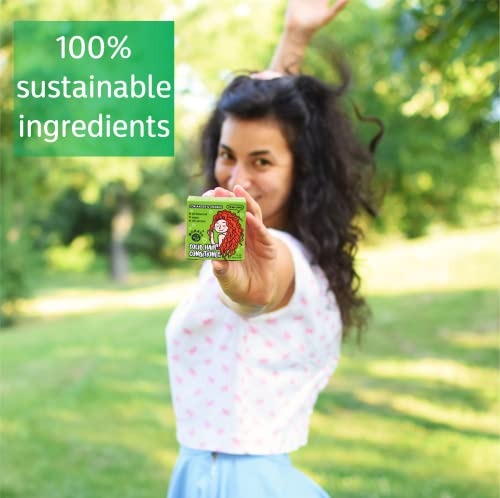 Morava Conditioner Bar For Curly Hair With Marshmallow Root Extract, Shea And Cocoa Deep Conditioner With Vitamin B5, Bar Conditioner For Hair With Sustainable Ingredients, Silicone Free (For Curly Hair) #TOP6