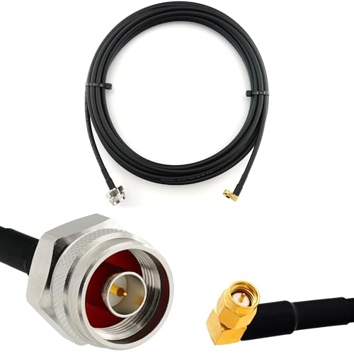 Câble SMA angle droit N mâle HF240 10m rallonge antenne extérieure routeur 5G amplificateur