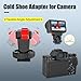 Cold Shoe Adapter Magnetic Quick Mount Compatible for DJI Osmo 360, Tripod Mount with 1/4