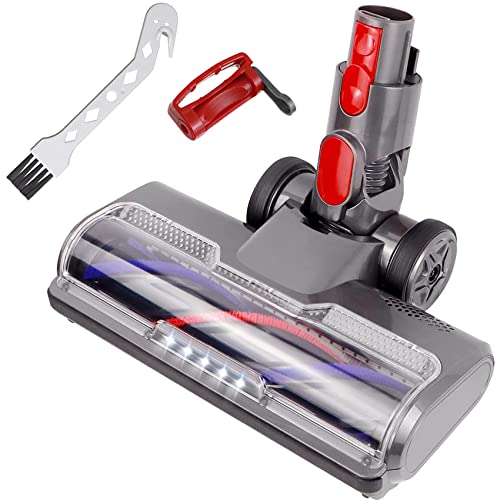 Bürste für Dyson V7 V8 V10 V11 V15 Staubsauger Elektrobürste mit Direktantrieb Motorkopf Turbine Bürste Bodenbürste Bodendüse für Hartboden und KurzflorigeTeppiche Cover