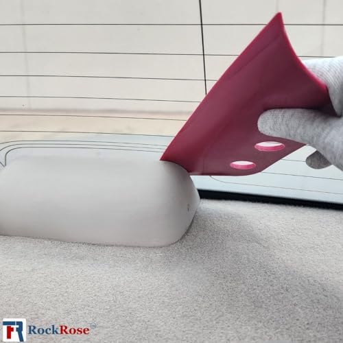 RockRose Standard Tail Fin Precision Squeegee - Engineered for Flawless Application in Automotive Tinting and Detailing Projects - (Pack 2 Units) by RockRose - Image 6