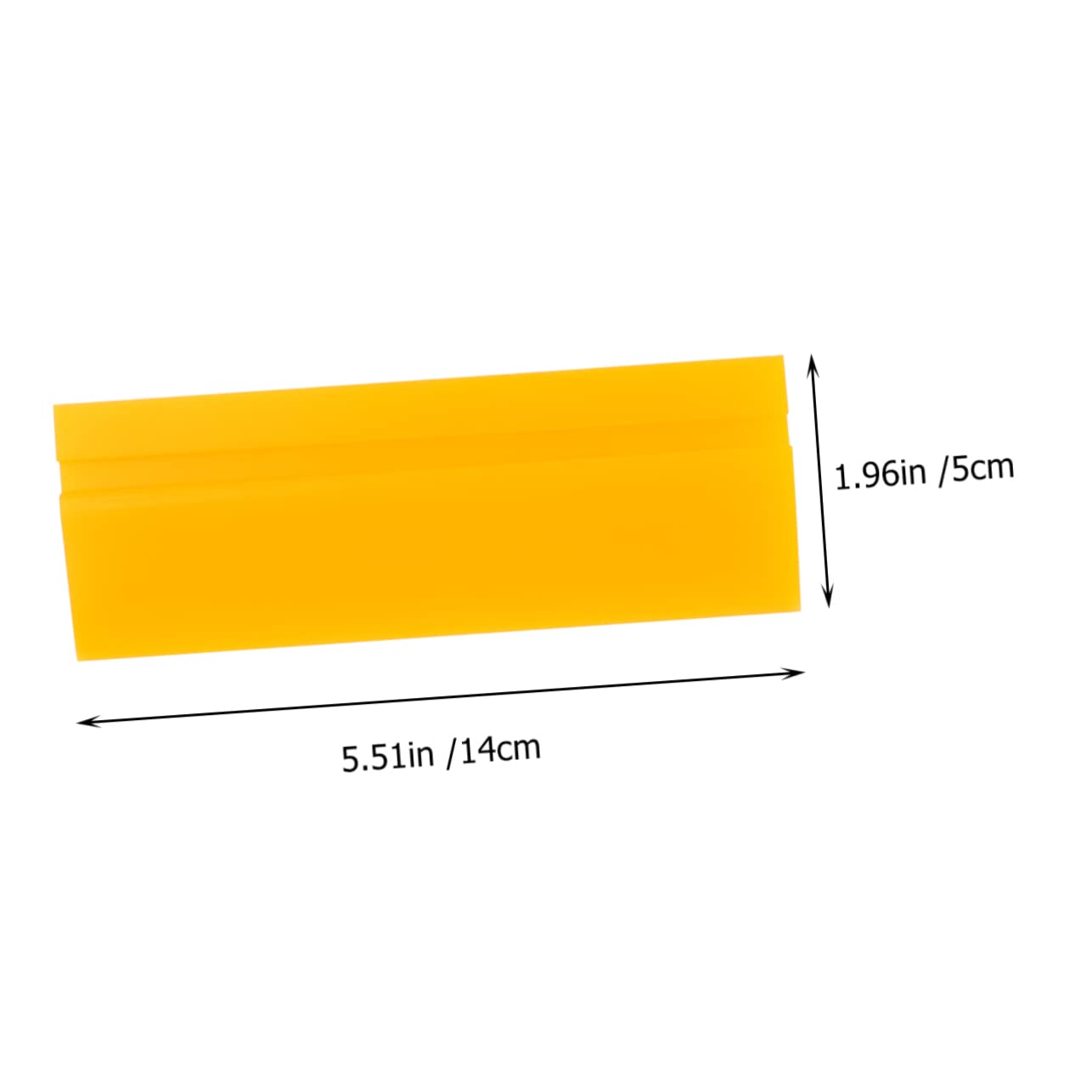 VINTORKY Plastic Film Scraper for Windows Yellow Squeegee Tool for Auto Film Application Non Damaging Edge Easy Adhesive Removal and Decals