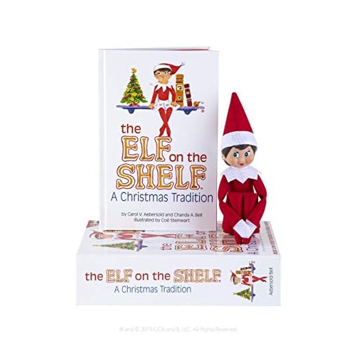 The Elf on the Shelf: Una tradición navideña (Incluye Tono de Piel Claro niña Elf y un Libro Especial en Inglés)