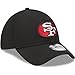 New Era Men's Black San Francisco 49ers Throwback Main 39THIRTY Flex Hat