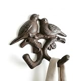 Design rustique, vintage et à l'ancienne – Notre cintre en fonte peut être un excellent ajout à votre décoration d'intérieur. Impressionnez vos invités ou offrez cet article comme cadeau pour Noël, un anniversaire, un mariage, une pendaison de crémaillère, etc. - Montez facilement ce porte-manteau sur votre mur pour accrocher un porte-clés, un chapeau, une serviette, une écharpe, une chemise, un collier et tout ce que vous voulez accrocher dessus.