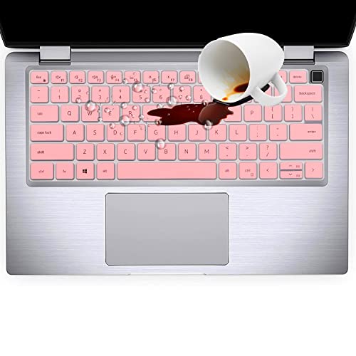Image of Keyboard Cover Skin for Dell Latitude 3440 3450 5450 5440 5430 5431 5420 14 inch, Latitude 14 inch 7450 7440 7430 7420 7410 9420 9430, Latitude 16 inch 7650 7640, Latitude 9520 9510 7520 15.6 inch 2024-2022-Pink