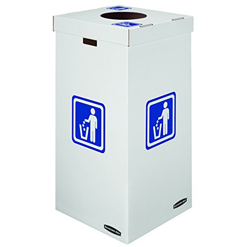 Bankers Box Large Corrugated Cardboard Trash and Recycling Containers