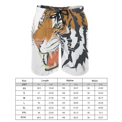 Shorts de bain homme dessin animé à séchage rapide en taille S - 2
