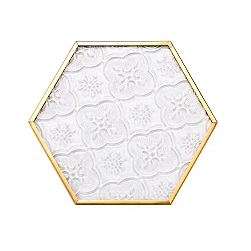 Kalttoy Taca Bebida Vidrio En Relieve Estilo Nórdico Almohadilla Aislamiento Metal Moderno Almohadilla Aislamiento Sin Desliz
