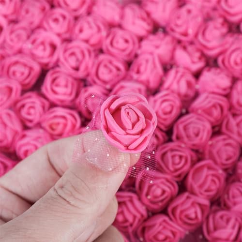 MWOOT Roses Artificial Flower Heads - Image 4