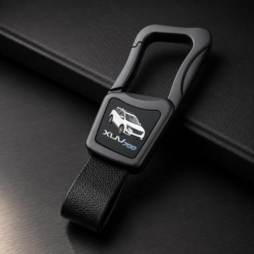 Image of Greenworld Scratch proof Fob Key Heavy Duty Keychain Compatible With New Mahin-dra Scorpio /bolero /xuv700 /xuv300 /3xo with new mahin-dra logo