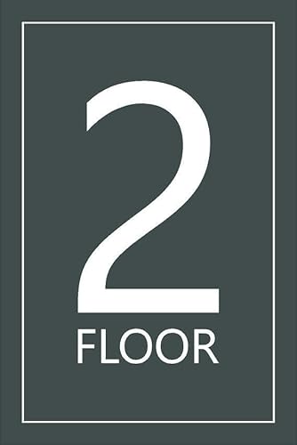 2nd floor, grey informational sign - 1mm flexible Plastic sign (300mm x 200mm)