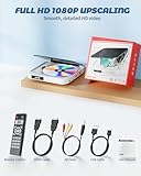 DESOBRY Mini DVD Player - HDMI, 1080P HD Compact DVD Player for Smart TV, All Region Free, AV Output - Image 4