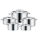 WMF Gala Plus - Set de 5 ollas, acero inoxidable