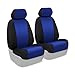 Coverking Custom Fit Front 50/50 Bucket Seat Cover for Select Subaru Legacy/Outback Models - Neosupreme (Blue with Black Sides)