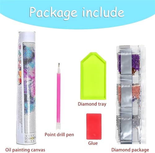 Broderie Diamant fleur rose 5D Kit Complet grand format 80x160cm C189 - 4