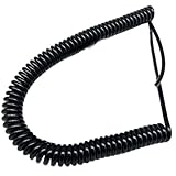 Einziehbares elastisches 2-adriges 1,5 mm2 Spiral-Erdungskabel mit elektrostatischer Feder und...