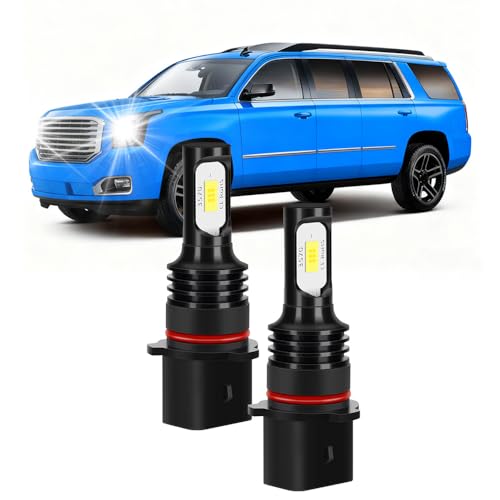 CHUANGYOU Light Bulbs Compatible for 2015-2019 GMC Yukon XL PSX26W Fog Lights Combo Pack 32000LM 6500K with Cooling Fan Plug N Play Pack of 2