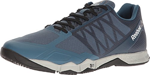 Reebok Men's CROSSFIT Speed TR Cross-Trainer Shoe, Brave Blue/Skull Grey/Black/White/Pewter, 11.5 M US