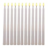 Estas lámparas LED de velas electrónicas con un aspecto vívido y hermoso. LED candelabros