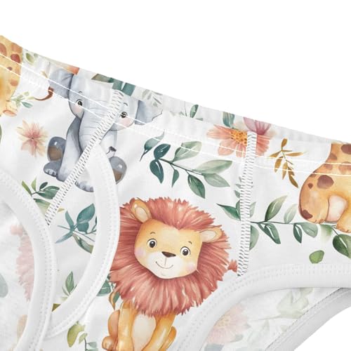 Cute Giraffe Lion Elephant Toddler Boy's Underwear 2T 202b90504