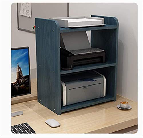 Multifunktions-Schreibtisch-Organisator, Druckerständer Multifunktionsdrucker Regal, Desktop-Ständer for Drucker, Holz Druckerständer mit