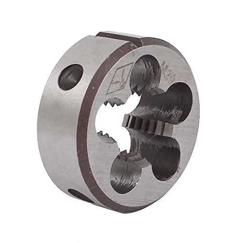 Aexit M20 x Dies 2.5mm 45mm OD Adjustable NPT Pipe Taper Round Split Threading Hex Threading Dies Thread Die