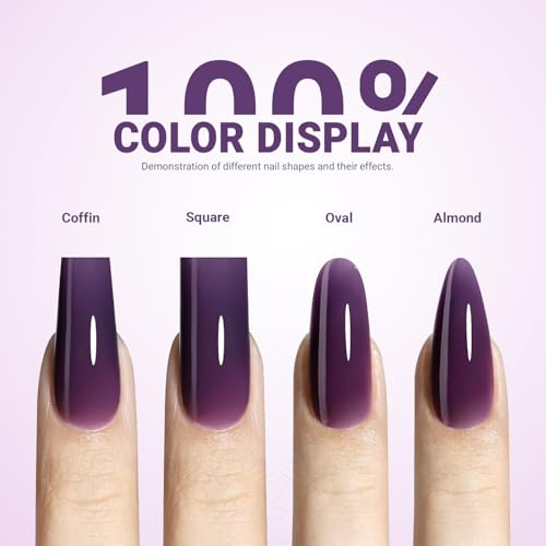 Esmalte de gel Jelly Gel YOKE FELLOW 15ml Morado miniatura 3