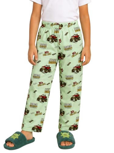 Image of KiddoPanti Boys Printed Pyjama | 100% Cotton Single Jersey Fabric | All Over Printed Design | Relax Fit & Ankle Length | Pyjama Pant