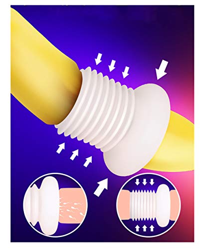 bingx Ensemble d'anneaux à Spirale en Cristal pour Hommes Cover